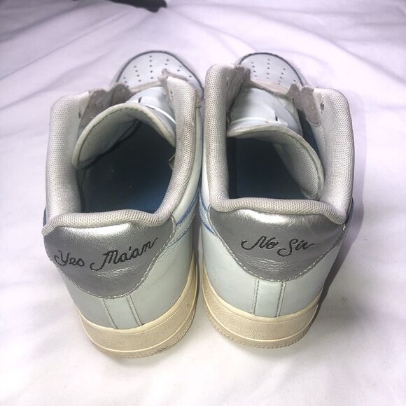 Nike Air Force 1 Low Sneaker Men Size 10 Devin Booker Moss Point Blue CJ9716 001 - Picture 9 of 11